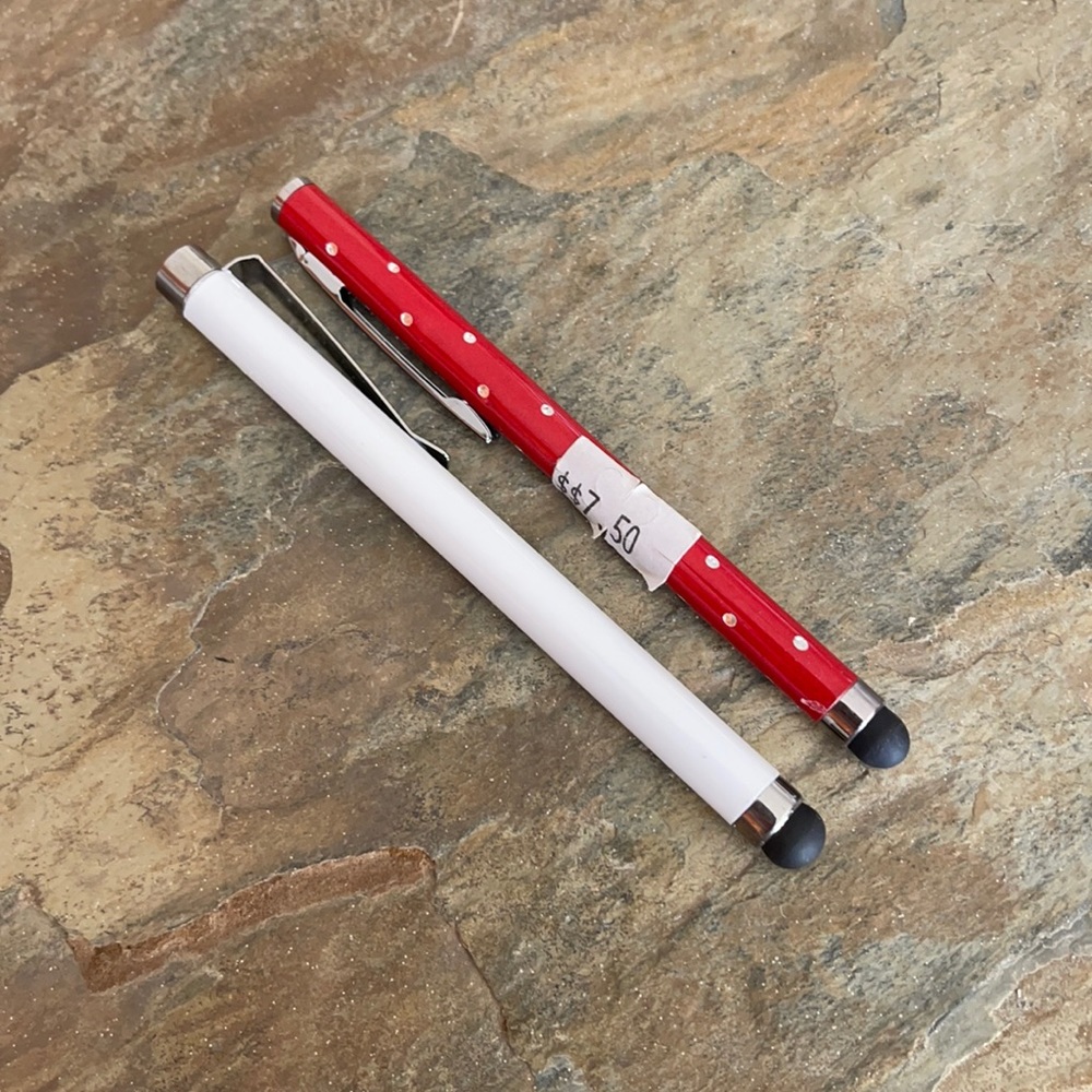 NWT Red & White Cell Phone Or IPad Stylus